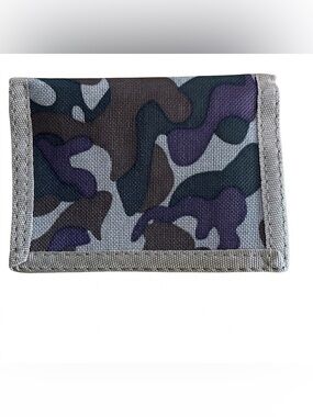 NWT Camouflage Canvas Compact Wallet